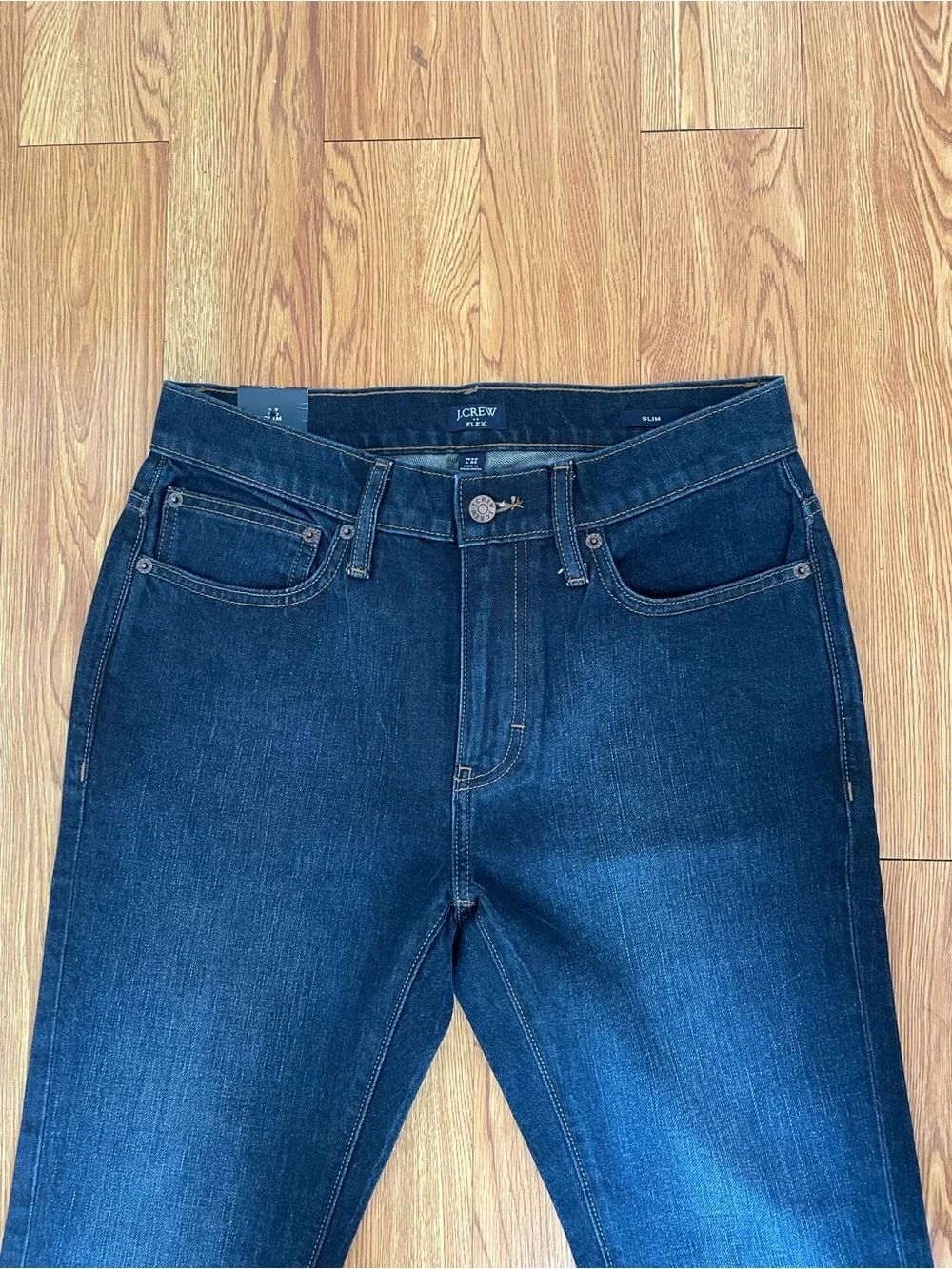 J.Crew Slim-fit Jeans in Vintage Flex fabric.